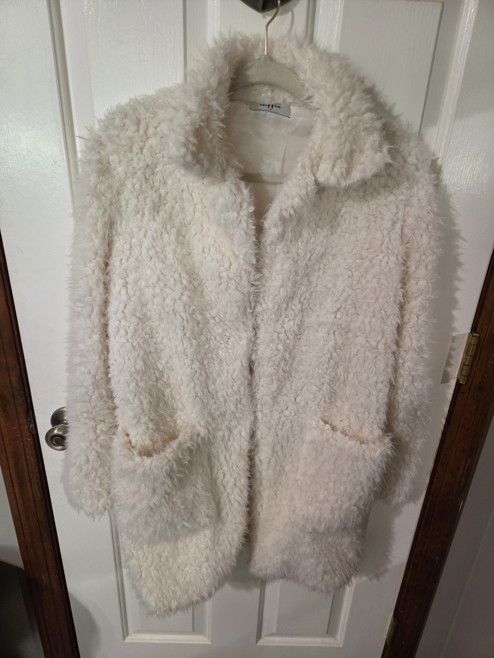 Cozy Faux Fur Cream Jacket